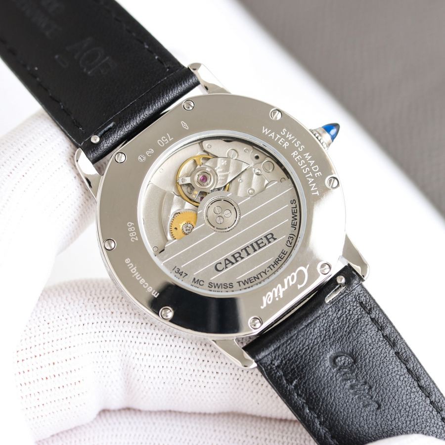 Cartier Watches ] Cartier RONDE DE CARTIER ⌚ 9015 40 30 316 L — Premium Replica — photo 8