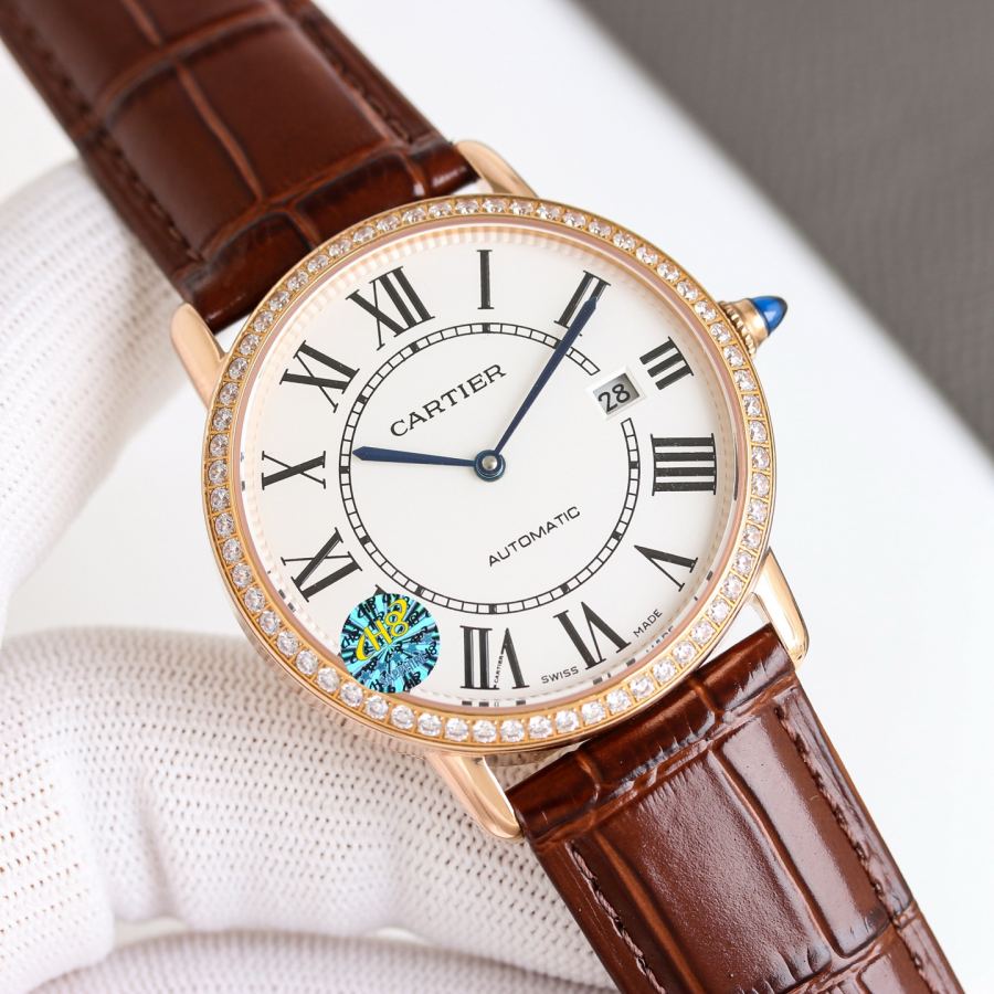 Cartier Watches ] Cartier RONDE DE CARTIER ⌚ 9015 40 30 316 L — Premium Replica — photo 2
