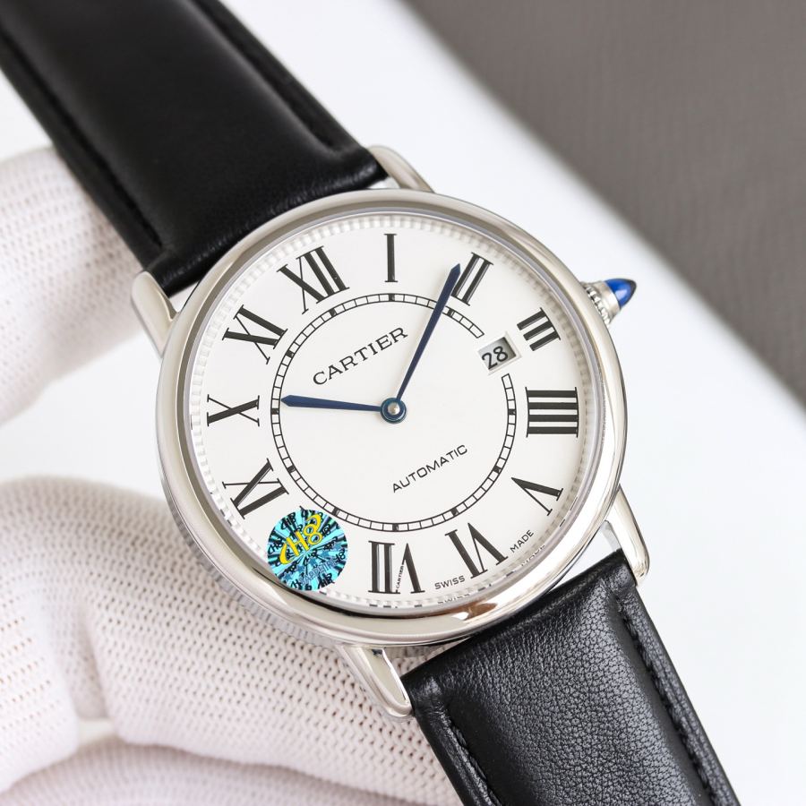 Cartier Watches ] Cartier RONDE DE CARTIER ⌚ 9015 40 30 316 L — Premium Replica — photo 5