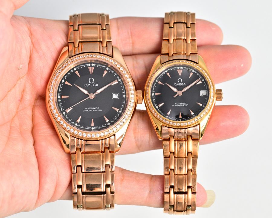 Omega Watches Omega Couple Watches 8215 39mm/10mm 31mm/10mm 316 L — Premium Replica — photo 3