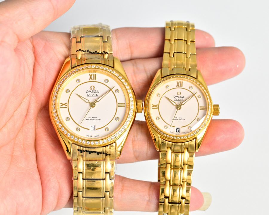 Omega Watches Omega Couple Watches 8215 39mm/10mm 31mm/10mm 316 L — Premium Replica — photo 4