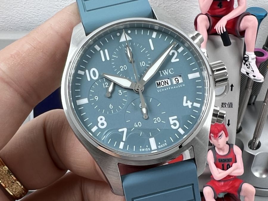 IWC Relógios Placa azul de água doce nova cor — photo 9