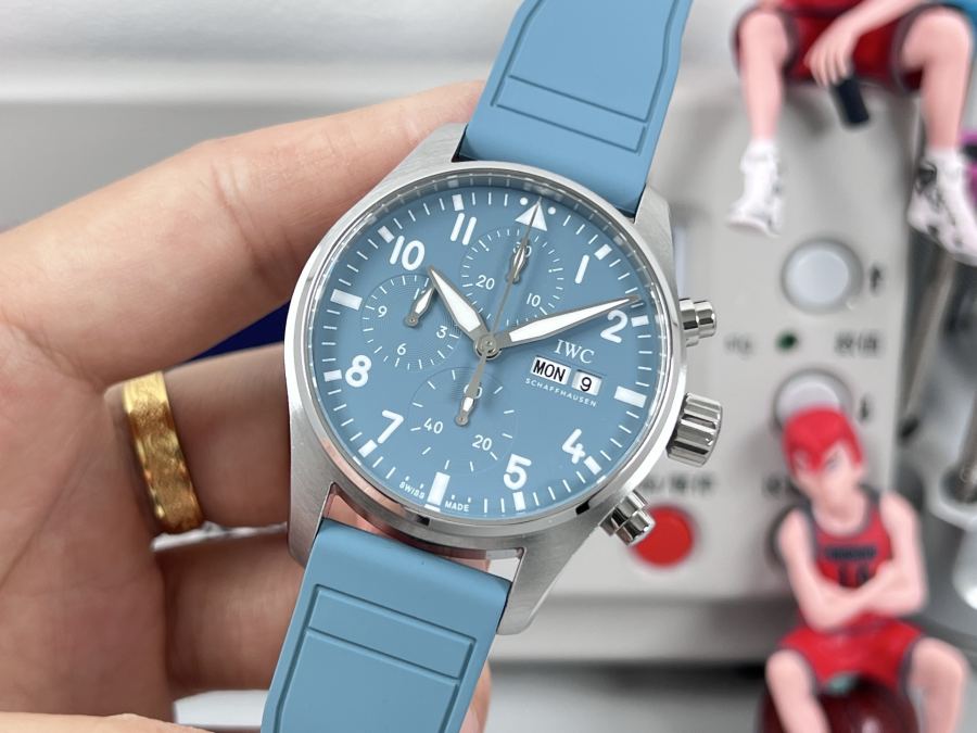IWC Relógios Placa azul de água doce nova cor — photo 4