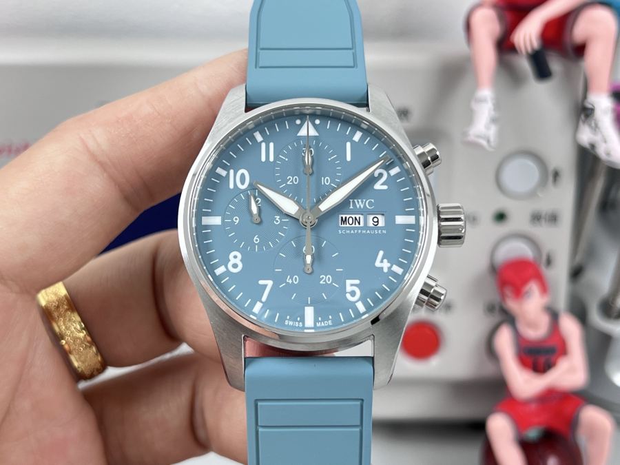 IWC Relógios Placa azul de água doce nova cor — photo 3