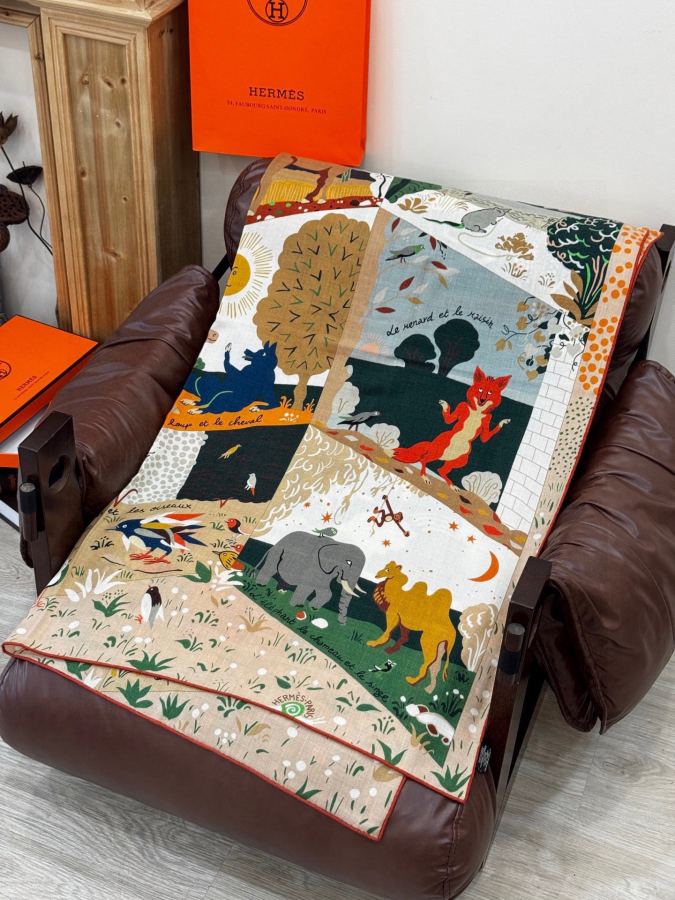 Hermes Scarf New 140 Hermes VIP 【 New Ditails VIP — 1:1 Replica — photo 4