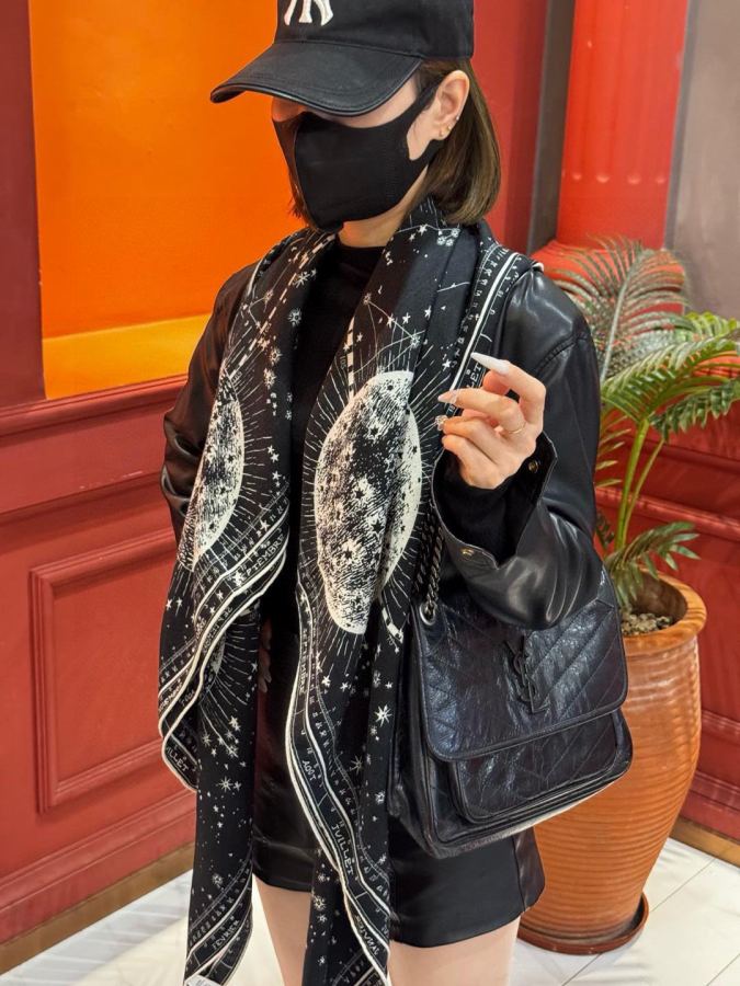Dior scarf New arrival D family silk scarf {140cm silk cashmere} mulberry silk + cashmere — AAA Quality Replica — photo 3