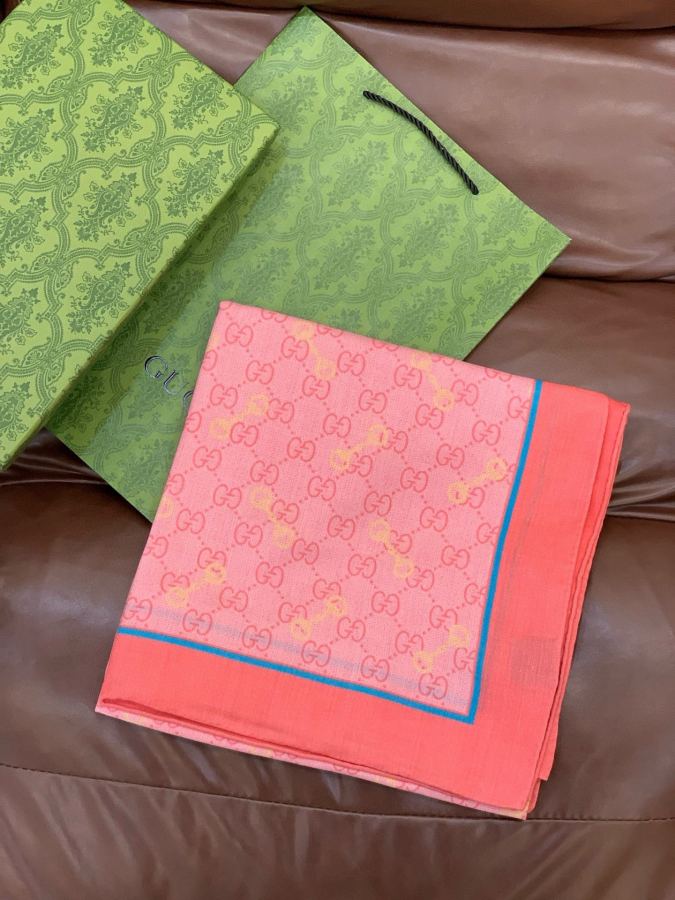 gucci scarf Gucci 140 double-sided velvet shawl — 1:1 Replica — photo 3
