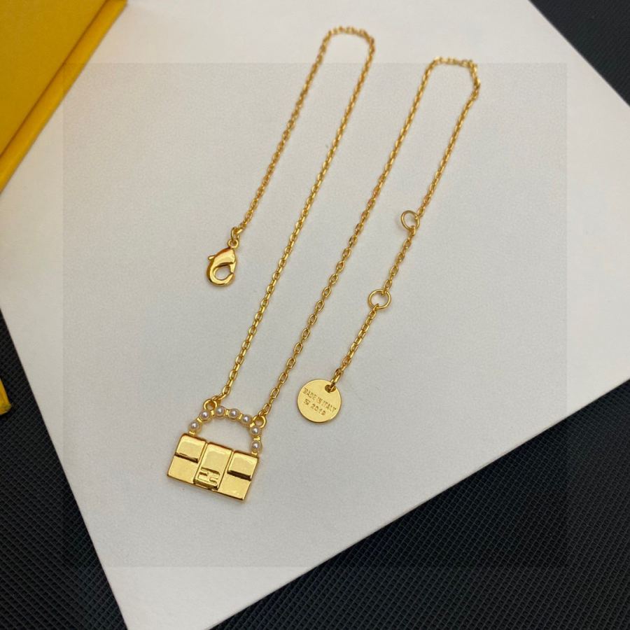Fendi Jewelry Fendi FEND necklace — AAA Quality Replica — photo 3