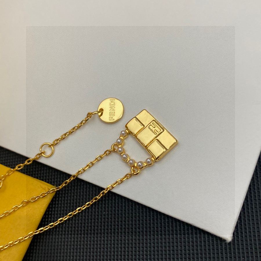 Fendi Jewelry Fendi FEND necklace — AAA Quality Replica — photo 2
