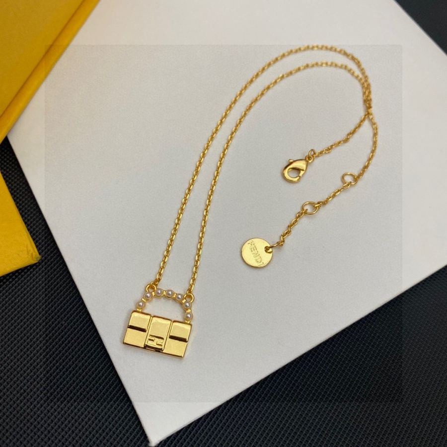 Fendi Jewelry Fendi FEND necklace — AAA Quality Replica — photo 4
