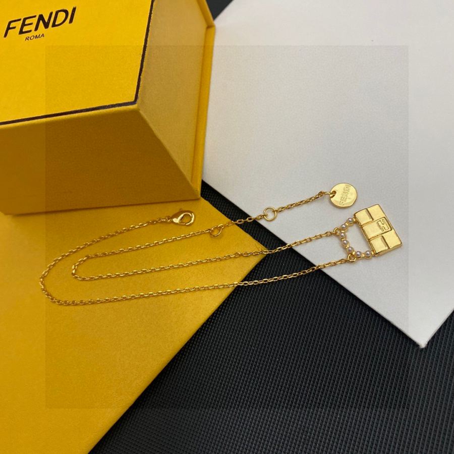 Fendi Jewelry Fendi FEND necklace — AAA Quality Replica