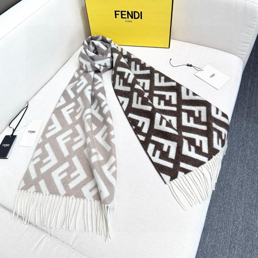 Fendi scarf Fendi FF Stefano Pilati FF 35 x180cm 8cmx2 — Premium Replica — photo 6