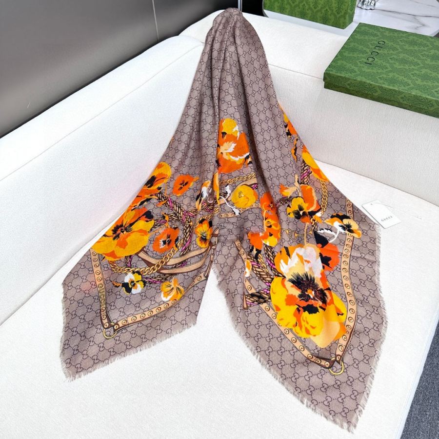 gucci scarf Gucci G Logo 140*140cm — AAA Quality Replica — photo 4