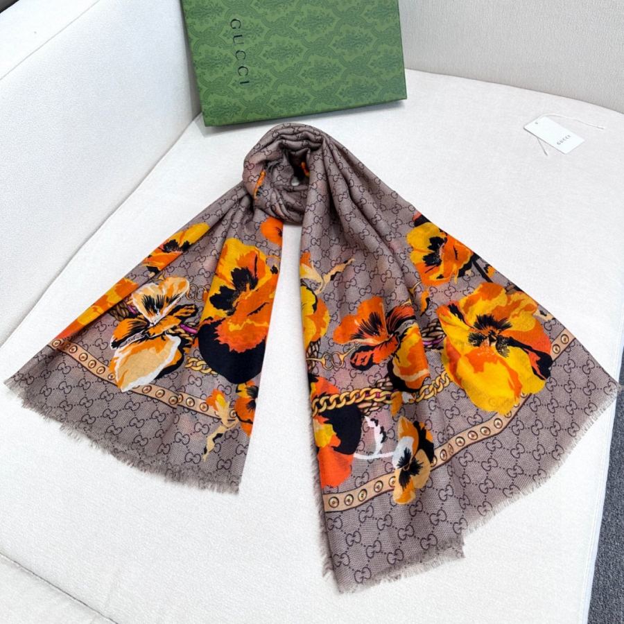gucci scarf Gucci G Logo 140*140cm — AAA Quality Replica — photo 5