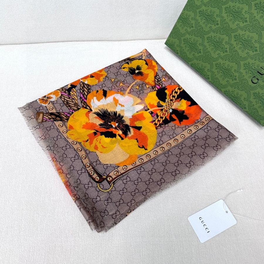 gucci scarf Gucci G Logo 140*140cm — AAA Quality Replica — photo 3
