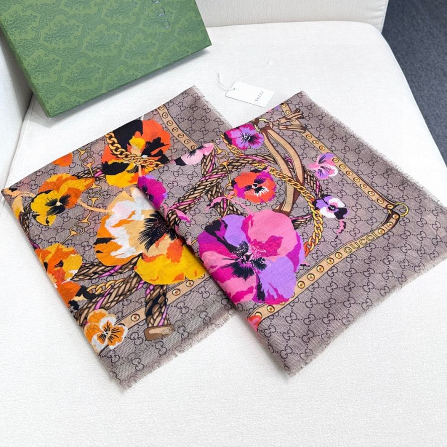 gucci scarf Gucci G Logo 140*140cm — AAA Quality Replica — photo 9