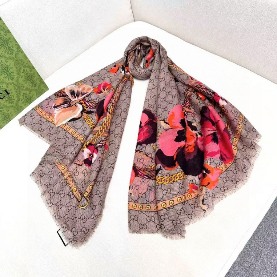 gucci scarf Gucci G Logo 140*140cm — 1:1 Replica For Sale — photo 5