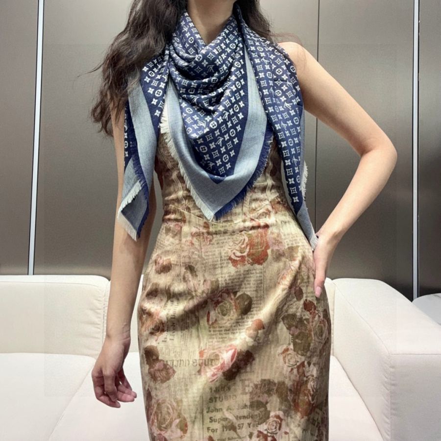 LV-bril 120cm*120cm, 50% 50%, logo, NB — photo 2
