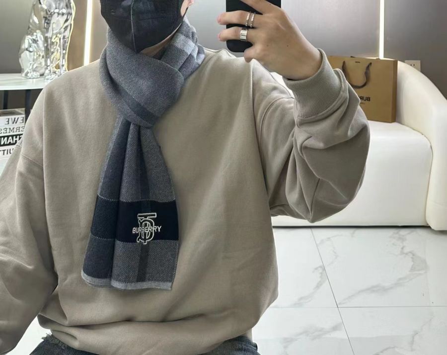 burberry scarf Burberry Men's TB 100% 180*32 — 1:1 Replica