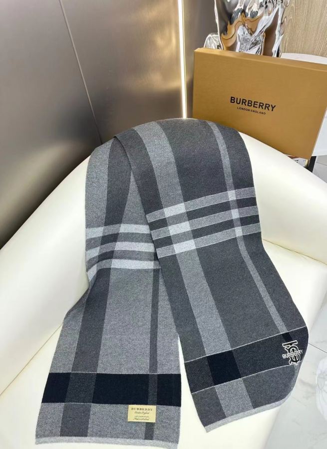 burberry scarf Burberry Men's TB 100% 180*32 — 1:1 Replica — photo 8