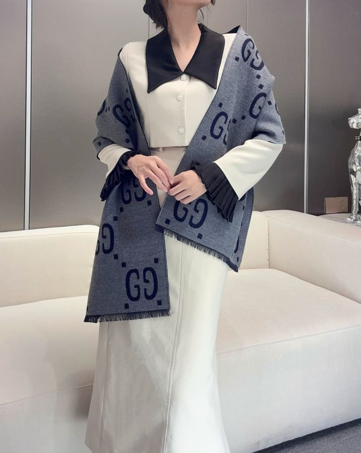gucci scarf GG 1970 GG 1930 Gucci 2018 Series GG Gucci GG 35 x 180 — 1:1 Replica — photo 2