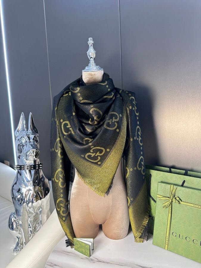 gucci scarf G Gucci New 100% + 140*140cm 5 — 1:1 Replica For Sale — photo 6