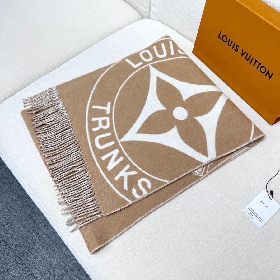 LV scarf New Lock And keys LV Louis Vuirron Trun Ks. 45x215cm 60 ％ 40% — Premium Replica — photo 3
