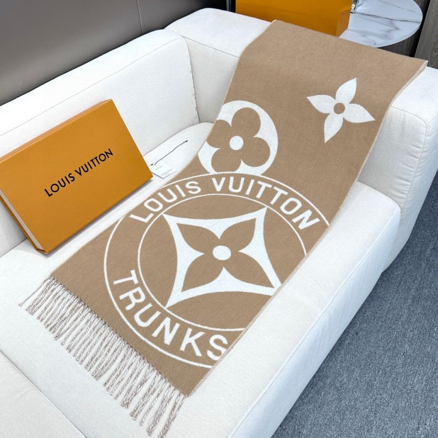LV scarf New Lock And keys LV Louis Vuirron Trun Ks. 45x215cm 60 ％ 40% — Premium Replica — photo 5