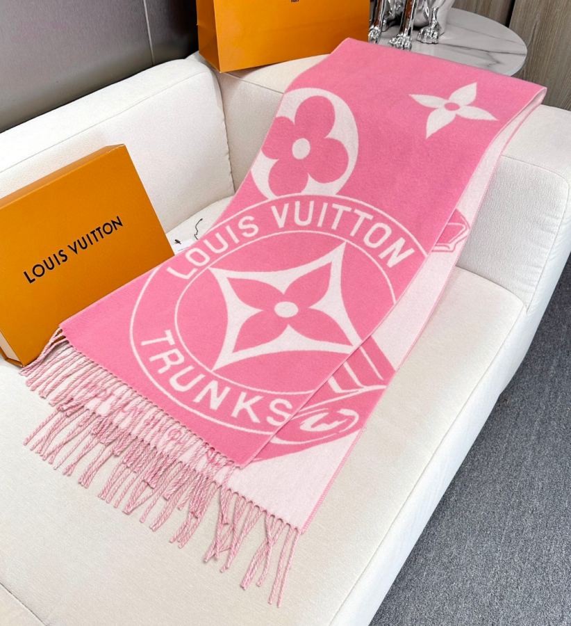 LV scarf Lock And keys LV Louis Vuirron Trun Ks 45x215cm 60 ％ 40% — Premium Replica — photo 7