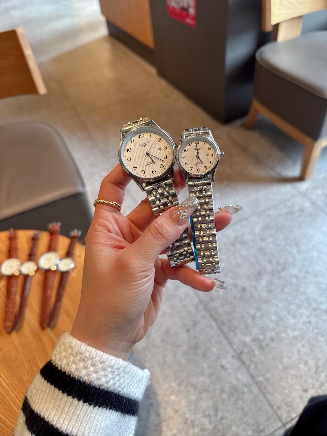 Longines Watches Longines Couple Watches quartzmovement 316 L case 40mm 30mm 8mm — Premium Replica — photo 4