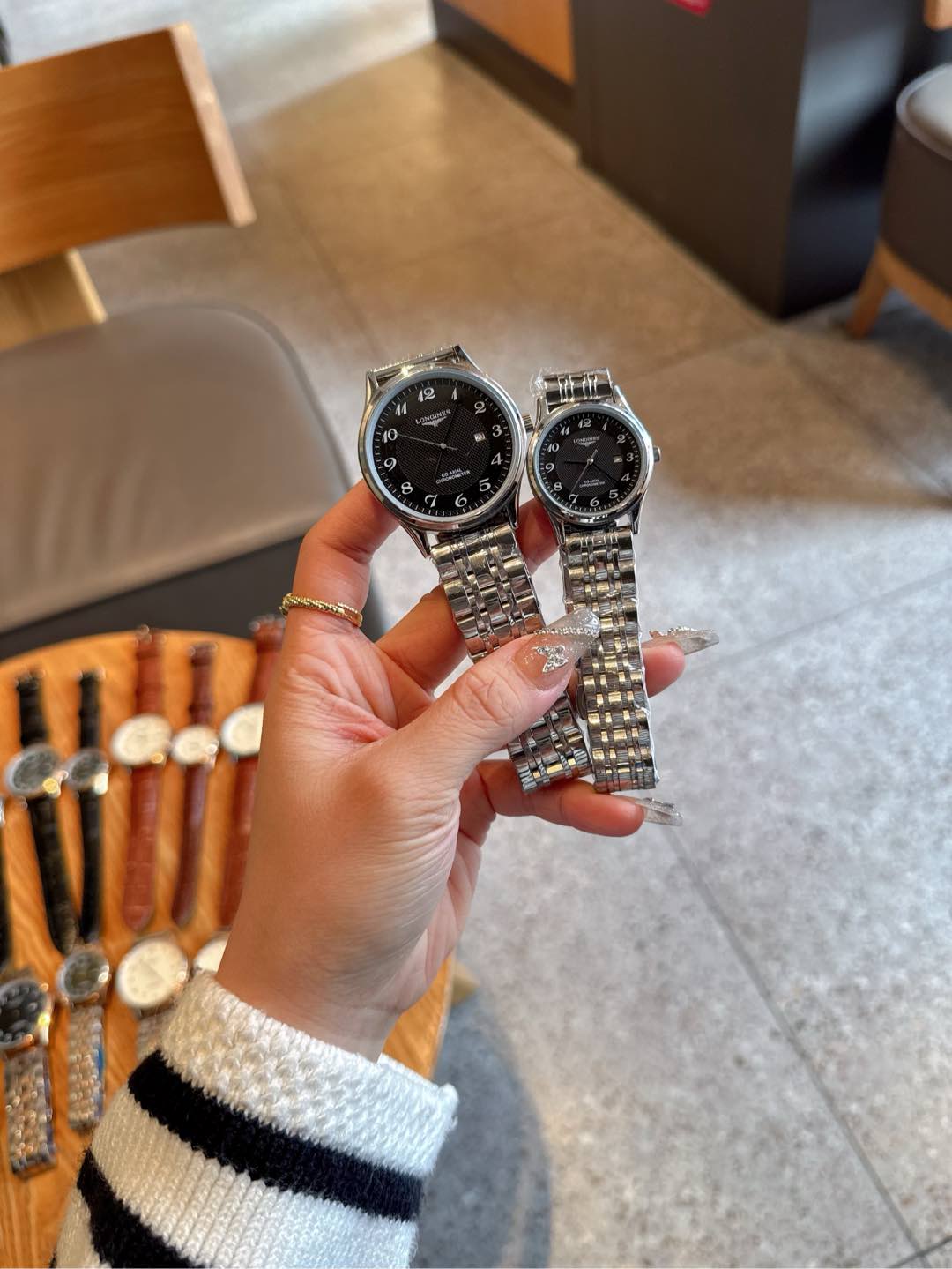 Longines Watches Longines Couple Watches quartzmovement 316 L case 40mm 30mm 8mm — Premium Replica