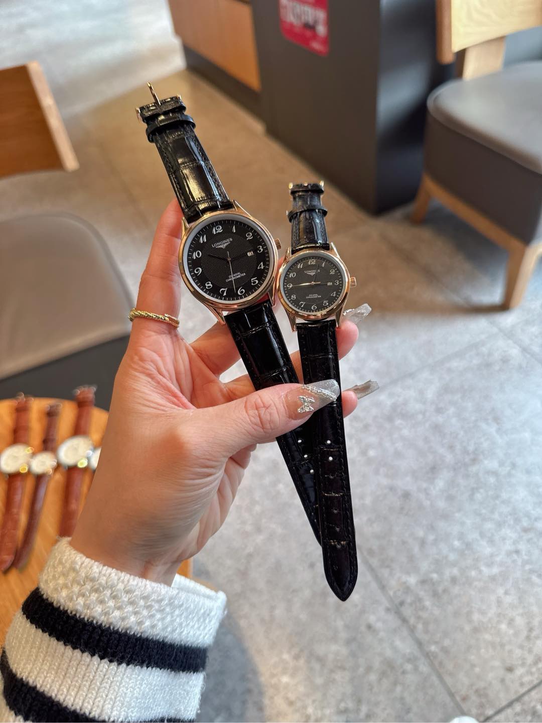 Longines Watches Longines Couple Watches quartzmovement 316 L case 40mm 30mm 8mm — Premium Replica — photo 6