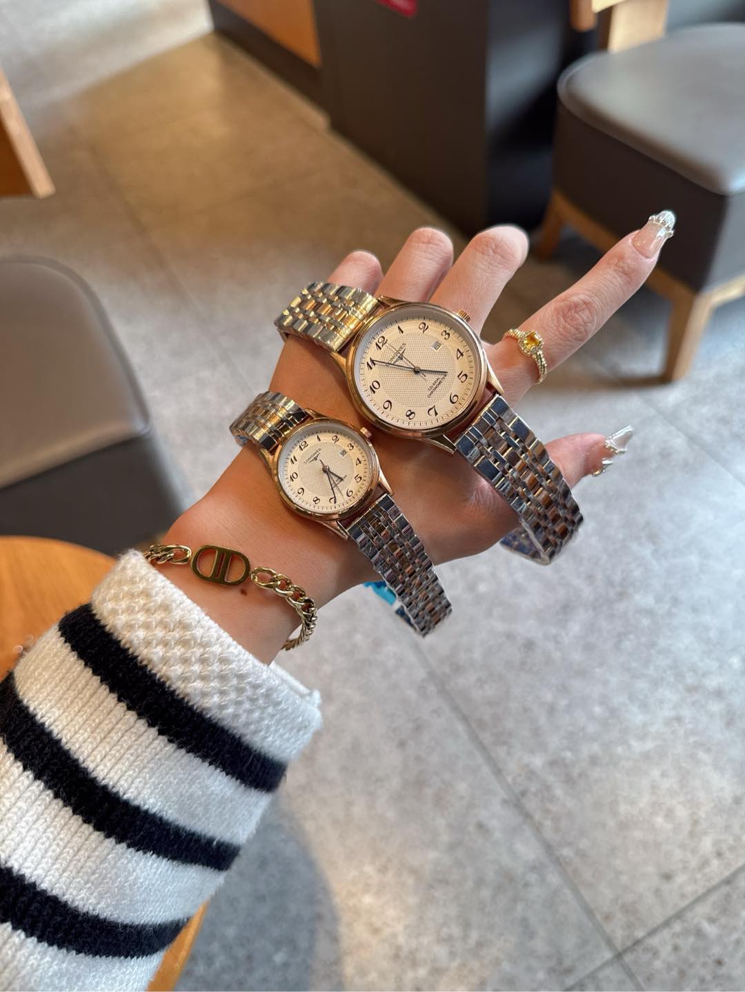 Longines Watches Longines Couple Watches 316 L 40mm 30mm 8mm — 1:1 Replica For Sale — photo 2