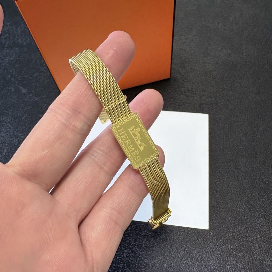 Hermes Jewelry New Arrival H bracelet Hermes 14 K MM — 1:1 Replica — photo 8