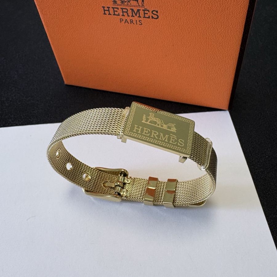 Hermes Jewelry New Arrival H bracelet Hermes 14 K MM — 1:1 Replica — photo 7