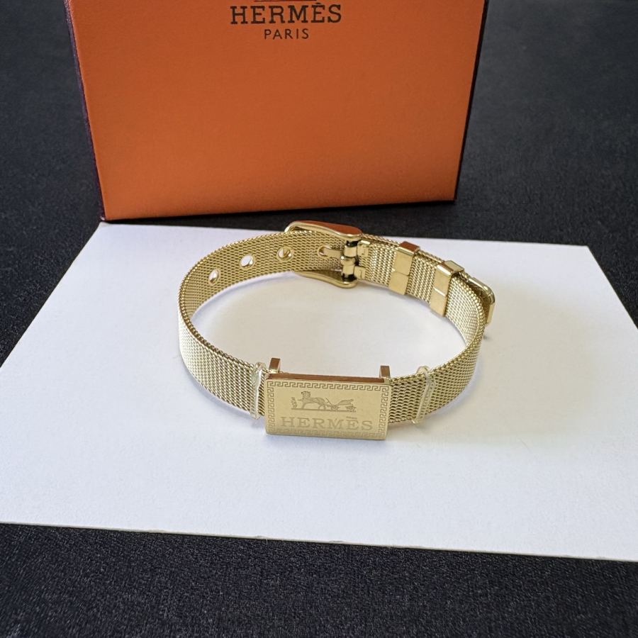 Hermes Jewelry New Arrival H bracelet Hermes 14 K MM — 1:1 Replica — photo 9