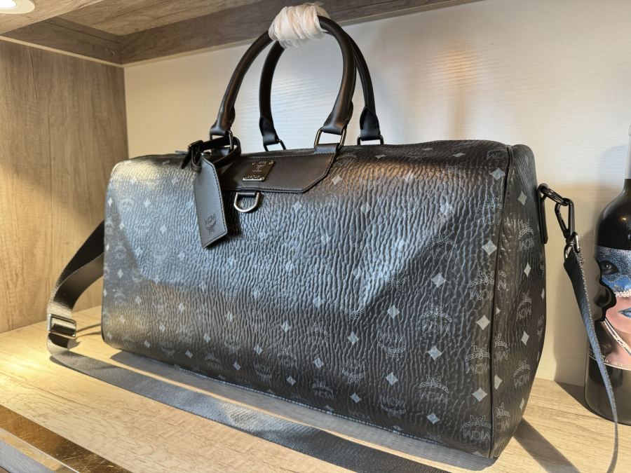MCM bag mcm must-have travel items for trendy men, classic travel bag, original molded custom hardware, — 1:1 Replica — photo 6