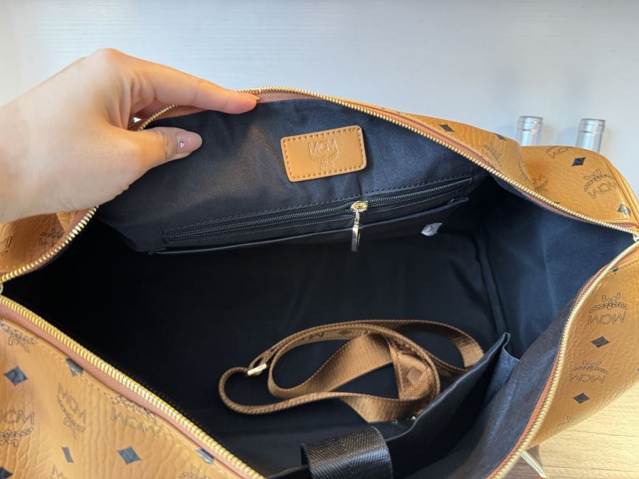 MCM bag mcm must-have travel items for trendy men, classic travel bag, original molded custom hardware, — AAA Quality Replica — photo 9
