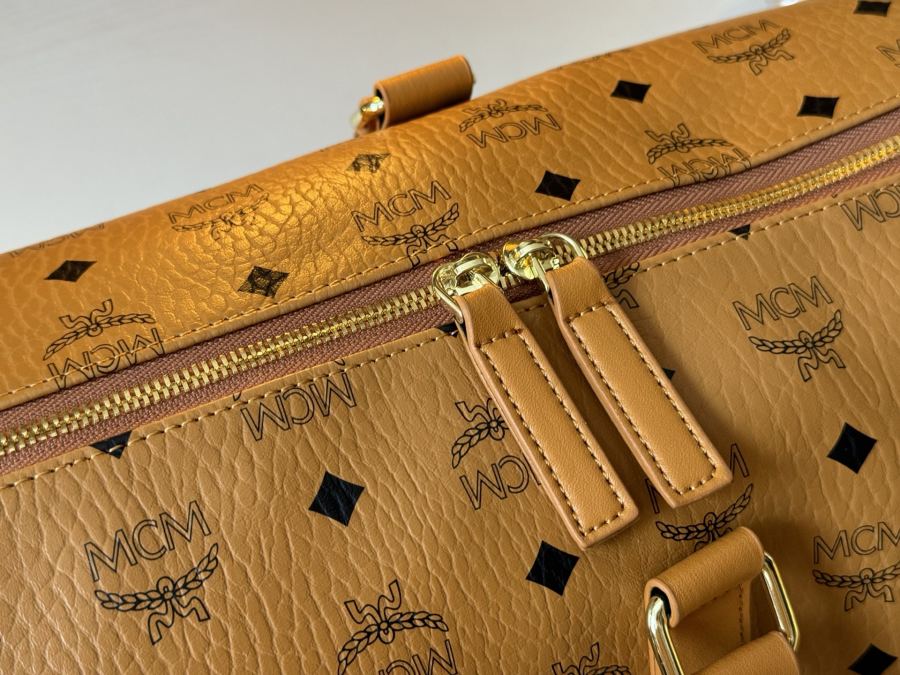 MCM bag mcm must-have travel items for trendy men, classic travel bag, original molded custom hardware, — AAA Quality Replica — photo 7
