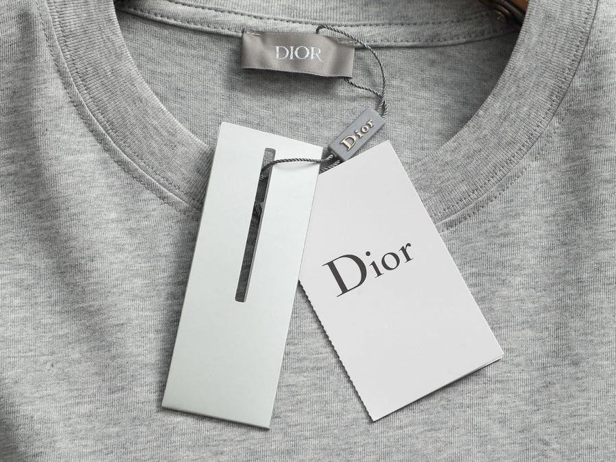 Dior men DIOR/Dior 260g round neck short-sleeved T-shirt — 1:1 Replica — photo 6