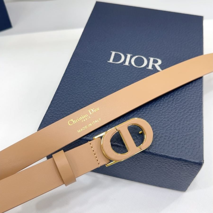 Dior belt 2.5cm double-sided first-layer cowhide, length: 75.80.85.90.95.100 Euro, original hardware — AAA Quality Replica — photo 3