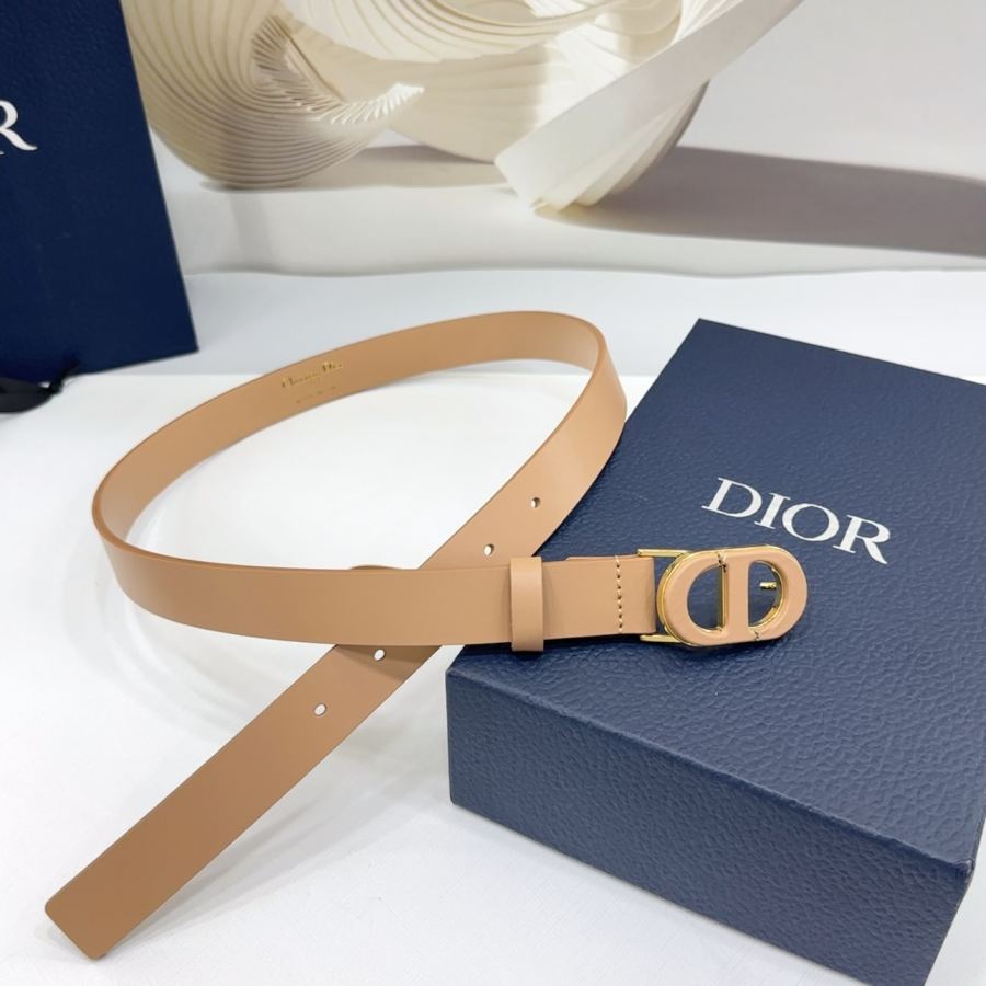 Dior belt 2.5cm double-sided first-layer cowhide, length: 75.80.85.90.95.100 Euro, original hardware — AAA Quality Replica — photo 2