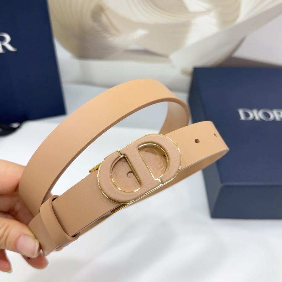Dior belt 2.5cm double-sided first-layer cowhide, length: 75.80.85.90.95.100 Euro, original hardware — AAA Quality Replica — photo 6