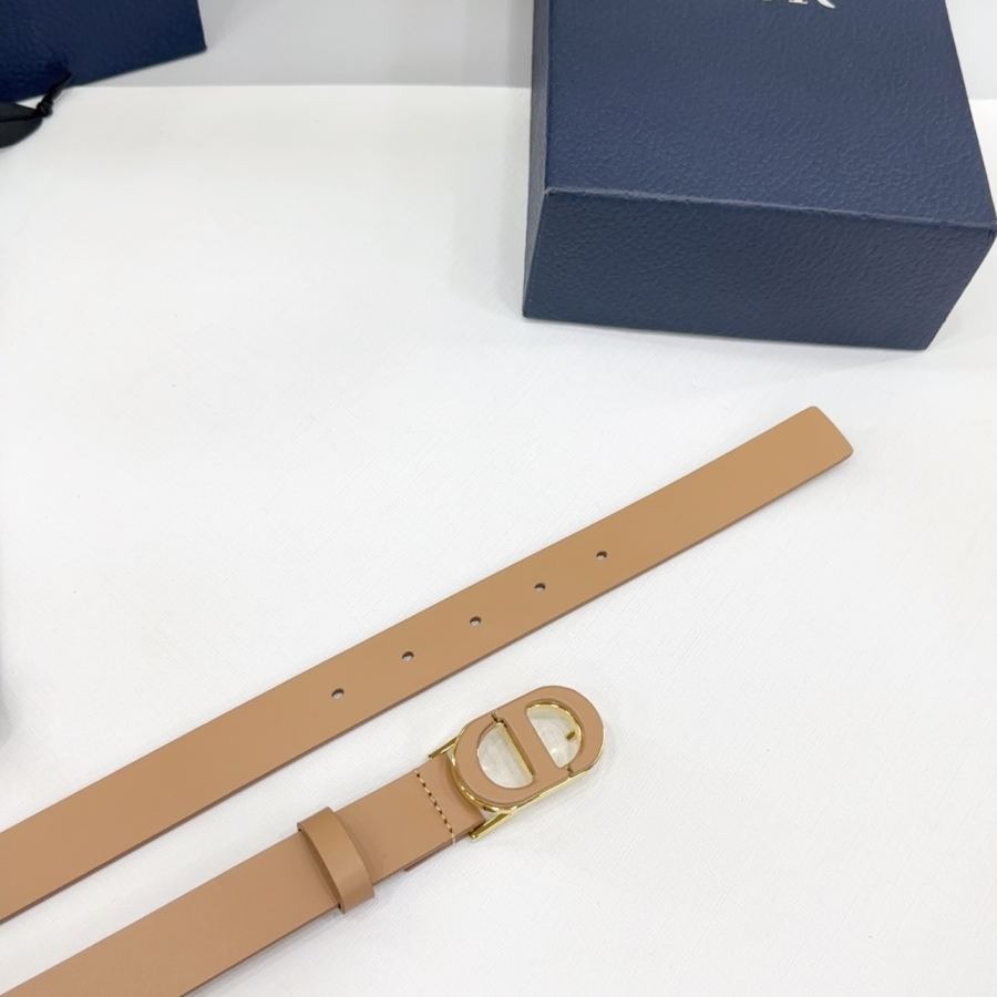 Dior belt 2.5cm double-sided first-layer cowhide, length: 75.80.85.90.95.100 Euro, original hardware — AAA Quality Replica — photo 5