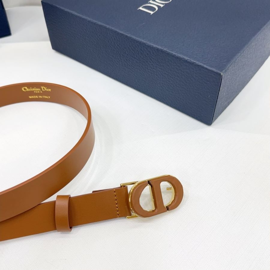 Dior belt 2.5cm double-sided first-layer cowhide, length: 75.80.85.90.95.100 Euro, original hardware — 1:1 Replica For Sale — photo 4