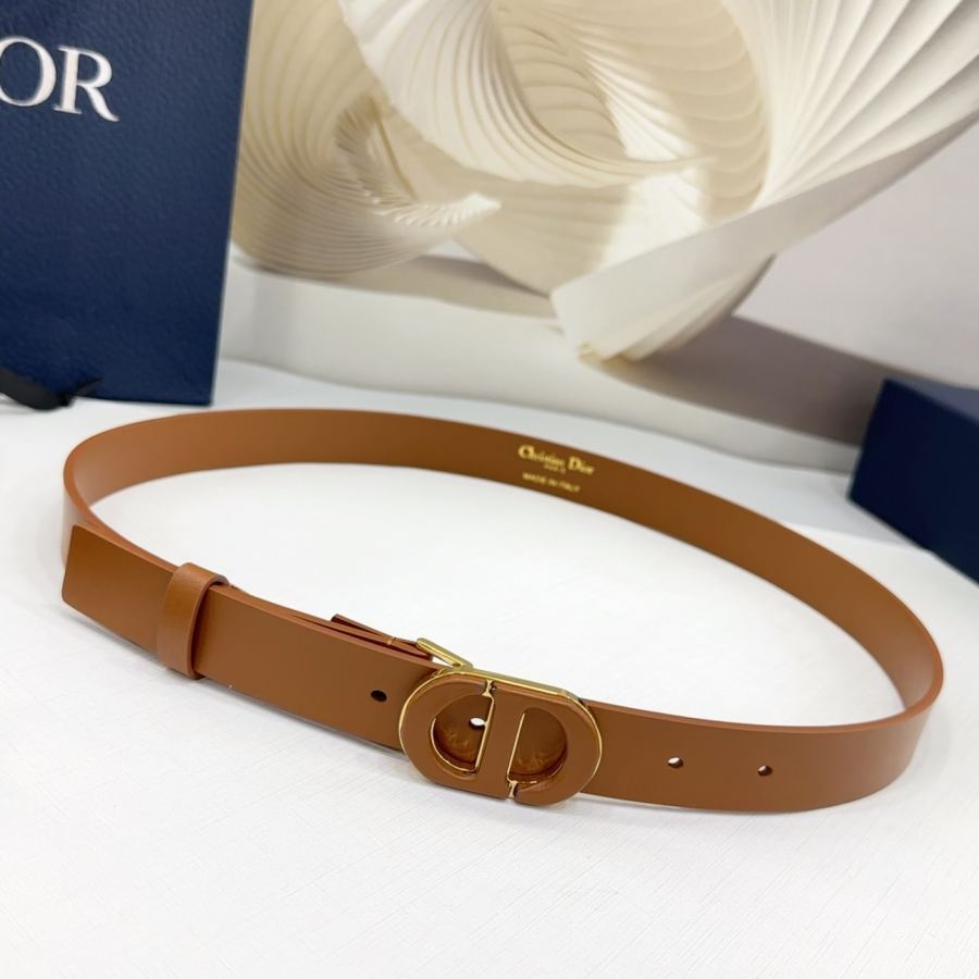 Dior belt 2.5cm double-sided first-layer cowhide, length: 75.80.85.90.95.100 Euro, original hardware — 1:1 Replica For Sale