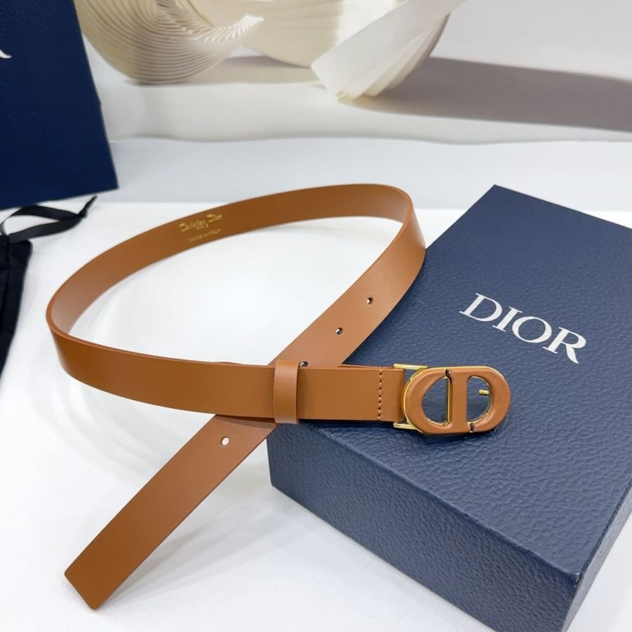 Dior belt 2.5cm double-sided first-layer cowhide, length: 75.80.85.90.95.100 Euro, original hardware — 1:1 Replica For Sale — photo 2