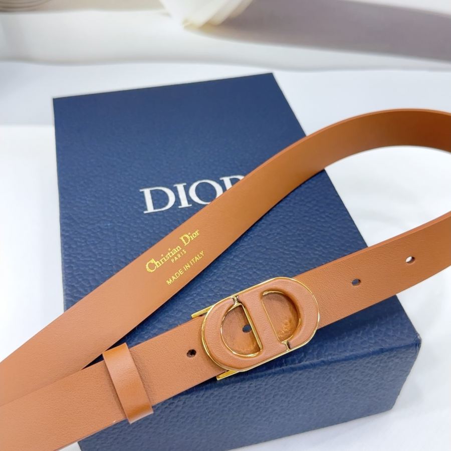 Dior belt 2.5cm double-sided first-layer cowhide, length: 75.80.85.90.95.100 Euro, original hardware — 1:1 Replica For Sale — photo 5