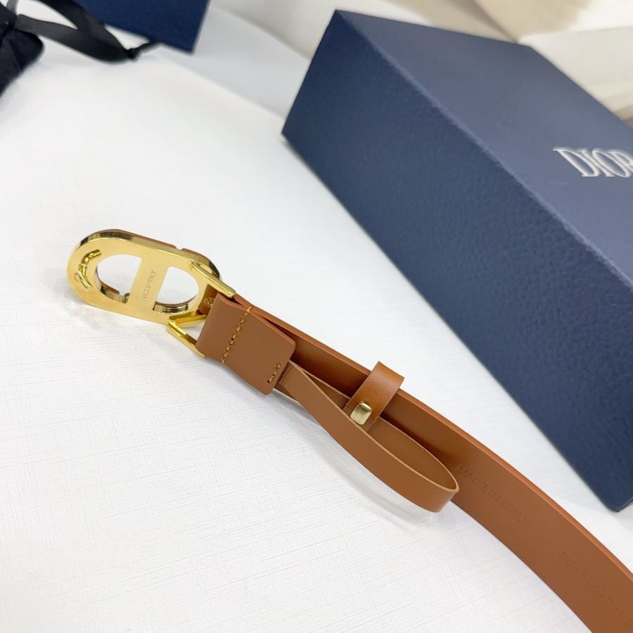 Dior belt 2.5cm double-sided first-layer cowhide, length: 75.80.85.90.95.100 Euro, original hardware — 1:1 Replica For Sale — photo 7