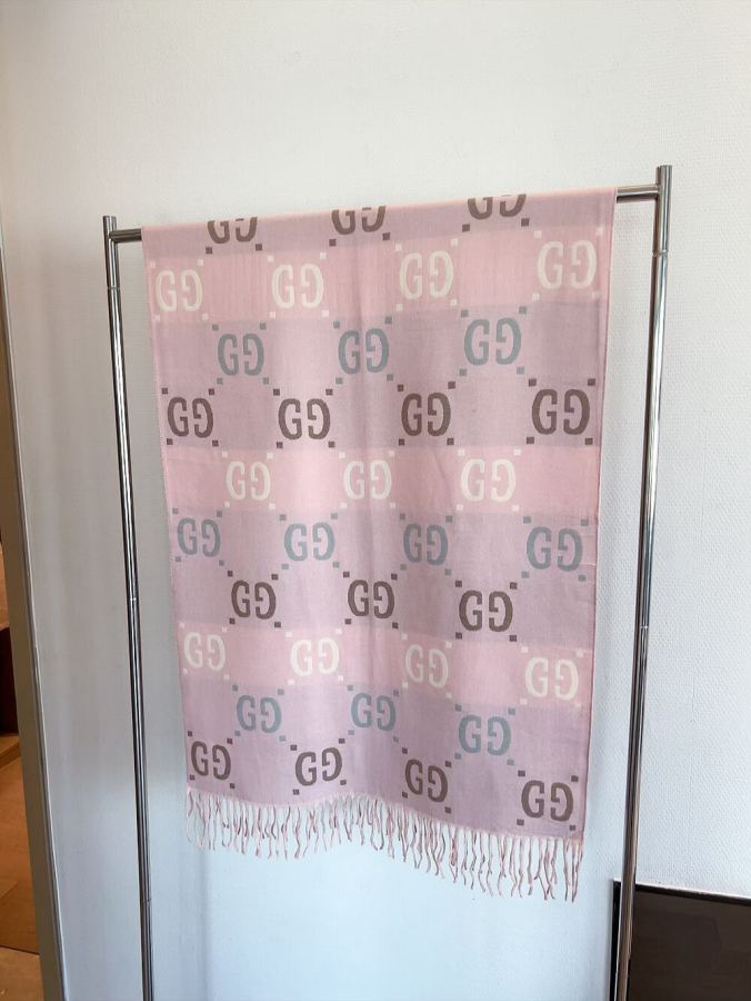 gucci scarf GUCCI G GG Gucci Series GG 100% 60*200 — 1:1 Replica — photo 3